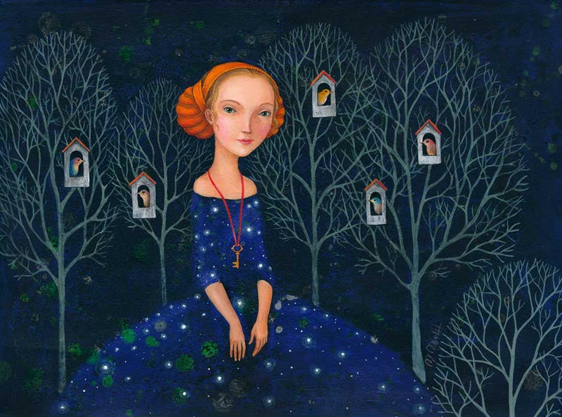 Schlüssel Kunst, Art Print, Druck, Kunstposter Malerei