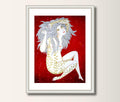 Akt Print  Art Druck Kunst  A4 Kunstposter, Malerei