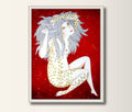 Akt Print  Art Druck Kunst  A4 Kunstposter, Malerei