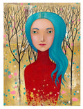 November, Kunst Poster Art Print Druck Original Acryl Gemälde Kunstposter Malerei