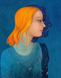 Art Print Druck Kosmos Kunst  Illustration Sternenhimmel  Print