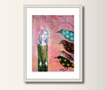 Druck Poster Art Print  Kunst  Print von Original Acrylbild A4 Kunstposter Malerei