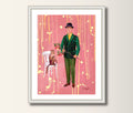 Druck Affe  Poster Art Print Kunst Print von Original Acrylbild A4bA3 Kunstposter, Malerei