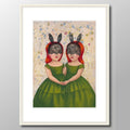 Zwillinge, Druck Fine Art Print