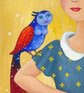 Kunstdruck Illustration Kunst, Fine Art Print Druck, Print von Original Acrylbild Geheimnis