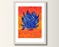 Boot Kunstdruck Illustration Kunst, Art Print Druck Print von Original Acrylbild, A4 (297 x 210mm), (11,7 x8.3 in)
