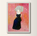 Art Print Druck Schaukel,  Poster Kunst, Print von Original Acrylbild, A4, Kunstposter, Malerei