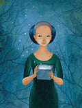 Sterntaler  Kunstposter Kunst Art Print Acrylbild A4 Malerei