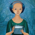 Sterntaler  Kunstposter Kunst Art Print Acrylbild A4 Malerei