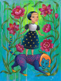 Art Print Morgenstern Print von Original Acryl bild, A4 (297 x 210mm), (11,7 x8.3 in) Maximalistisch