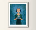Sterntaler  Kunstposter Kunst Art Print Acrylbild A4 Malerei