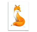 Fuchs Kunstdruck, Tierbild, Rotfuchs Kunstdruck, Fuchs Aquarell Original, Print