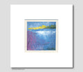 Acrylic painting on canvas, small Abstract landscape 10 х 10cm Original Acryl Painting Art