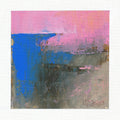 Small Abstract  Acrylic painting on canvas Landscape 10 х 10cm Original Acryl Painting Art