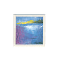 Acrylic painting on canvas, small Abstract landscape 10 х 10cm Original Acryl Painting Art