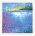 Acrylic painting on canvas, small Abstract landscape 10 х 10cm Original Acryl Painting Art