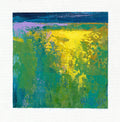 Original Acrylic Painting on Canvas small Abstract Landscape 10 х 10cm. Acryl Painting Art