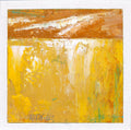 Origina Acrylic Painting on Canvas Small Abstract Landscape, 10 х 10cm, Acryl Painting Modern Art