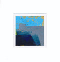 Small Abstract Acrylic Painting on Canvas in a passe-partout