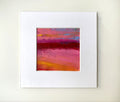 Small Abstract Landscape Acrylic Painting on Canvas (5.1x5.1 inch) 13х 13 cm