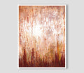 Original Abstract Acrylic Painting, Earth Tones, Modern Wall Art (11.8x15.7)