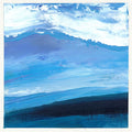 Original Small Acrylic Landscape Painting, 5x5" Art
