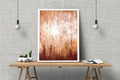 Original Abstract Acrylic Painting, Earth Tones, Modern Wall Art (11.8x15.7)