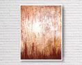 Original Abstract Acrylic Painting, Earth Tones, Modern Wall Art (11.8x15.7)