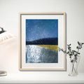 Original Abstract Landscape Painting, Modern Wall Art (30x40cm)