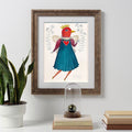Original Aquarell Vogel, Original auf Aquarellpapier, Original Malerei