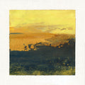 Small Abstract Landscape Acrylic Painting, Original Art (5.1" x 5.1")