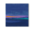Small Abstract Seascape Painting, Original Modern Wall Art (20x20cm)