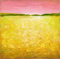 Original Acrylic Landscape Painting, Modern Abstract Wall Art, 8x8