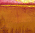 Original Abstract Landscape Painting, Modern Acrylic Artwork, 8x8"