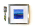 Small Abstract Landscape Acrylic Painting, Original Art (5x5 inch)