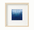 Small Abstract Landscape Painting, Original Acrylic Art,(13x13 cm)