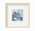 Small Abstract Landscape Painting, Original Acrylic Art (5x5 inch)