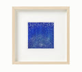 Small Abstract Landscape Painting, Original Acrylic Art 5x5 inch, Minimalist Wall Art