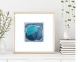 Original Abstract Acrylic Painting, Small Canvas Art (5x5 inch)