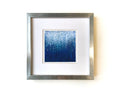 Small Abstract Landscape Painting, Original Acrylic Art,(13x13 cm)