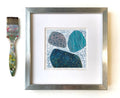 Small Abstract Landscape Acrylic Painting on Canvas (5.1" x 5.1")