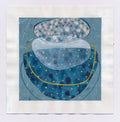 Small Abstract Acrylic Painting on Canvas, (5x5in) 13 x 12 cm, Original Art