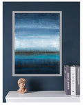 Original Landscape Abstract Painting, Acrylic on Canvas, Modern Minimalist Wall Art