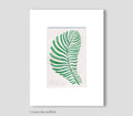 Pflanze  Blatt  Aquarell Original ,Wandbild klein, Botanik  schlicht, simple, handgemalt Unikat