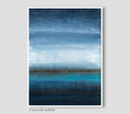 Original Landscape Abstract Painting, Acrylic on Canvas, Modern Minimalist Wall Art