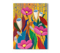 Blumen Original Acrylbild auf Papier 30 x 40cm