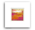 Abstract Original Small Acrylic Painting on Canvas Landscape 10 х 10cm,  Acryl Painting Art