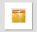 Origina Acrylic Painting on Canvas Small Abstract Landscape, 10 х 10cm, Acryl Painting Modern Art