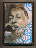 Mädchen Portrait Original Öl Gemälde auf Leinwand