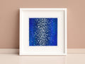 Original Abstract Landscape Painting, Acrylic on Canvas (5x5 inch)